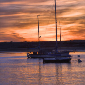 Boats At Sunset - 3